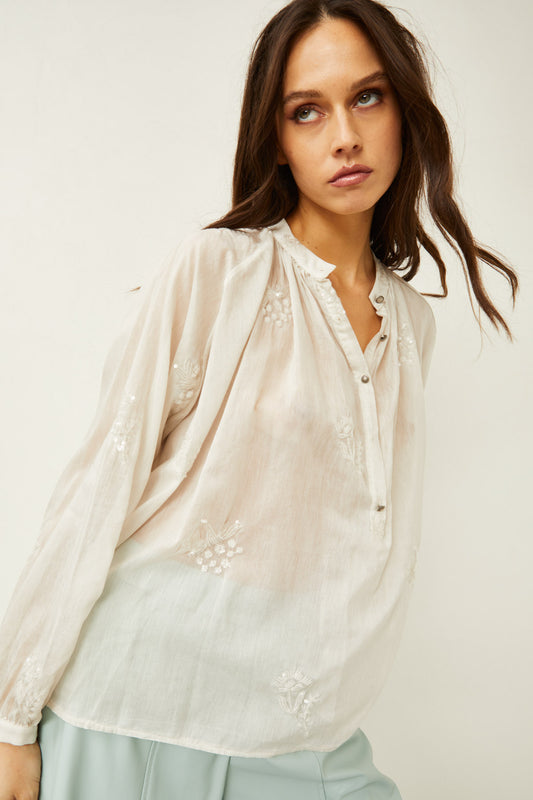 SOUVENIR  Camicia V35A0370SABBIA